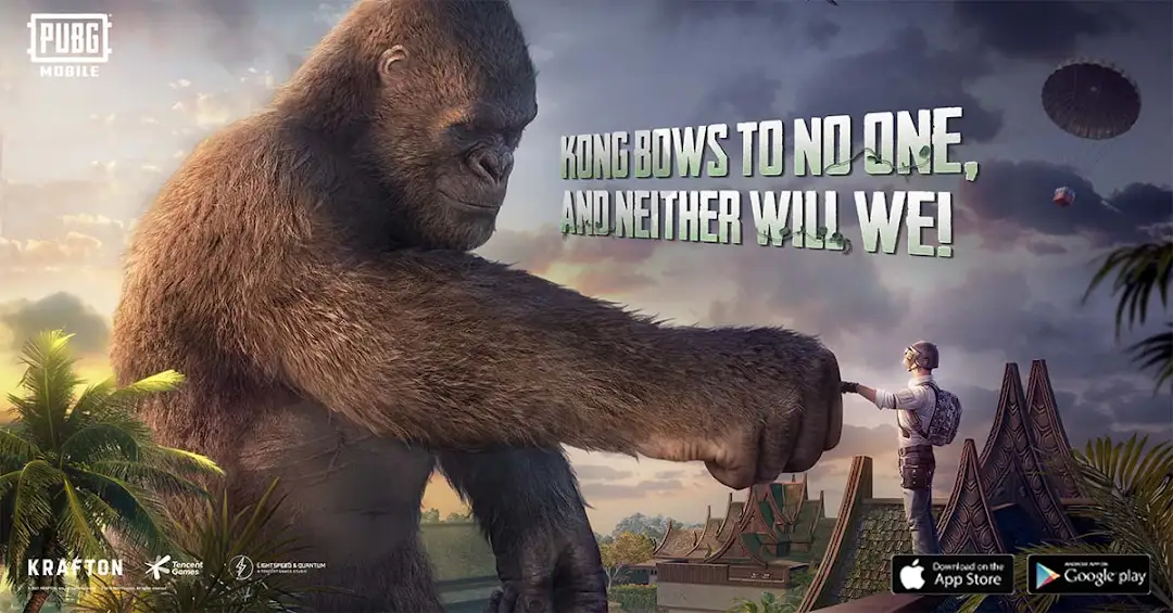 A joint marketing of PUBG Mobile and King Kong